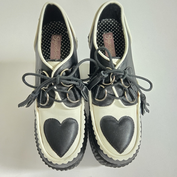 Sugar Baby laly black platform heels kawaii cosplay dolls kill sz 6 - Picture 2 of 9